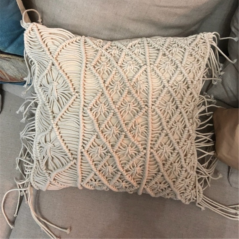 Nordic Handmade Home Decor Knitted Pillow Cushion Cover