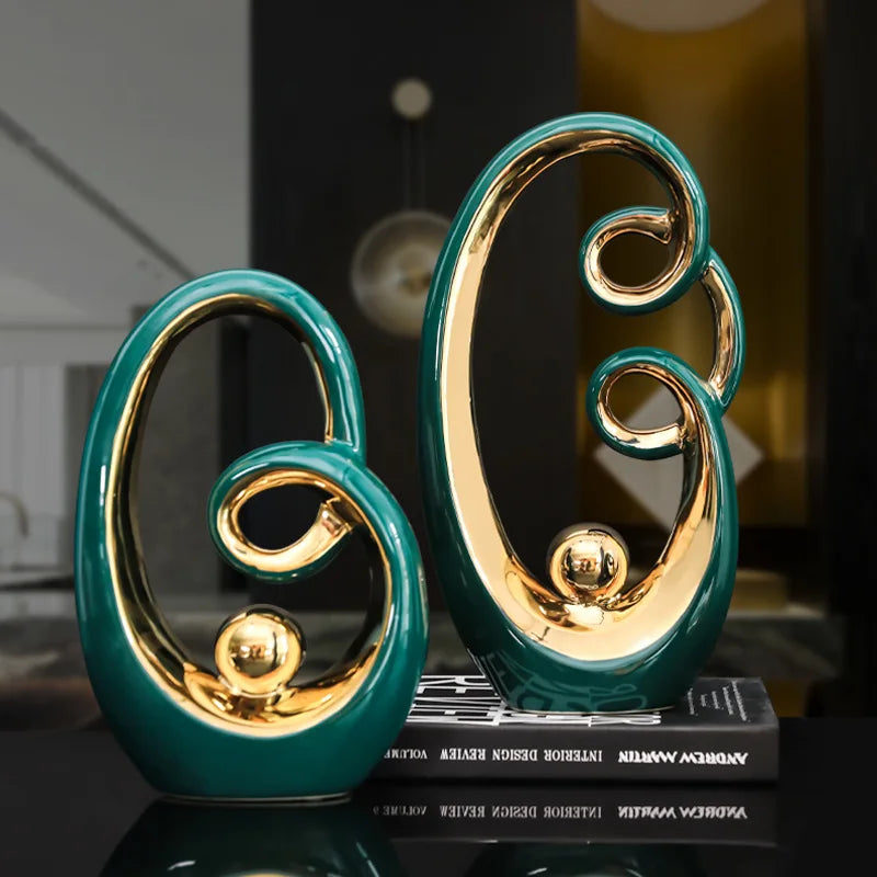 Modern minimalist living room TV cabinet wine cabinet decoration creative home decor