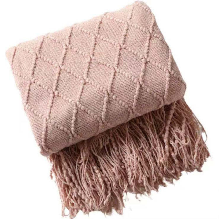 Diamond Flower Sofa Blanket