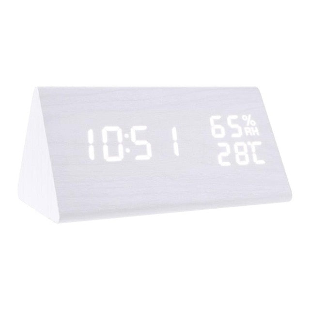 LED Alarm Clocks Sound Control Digital Clock