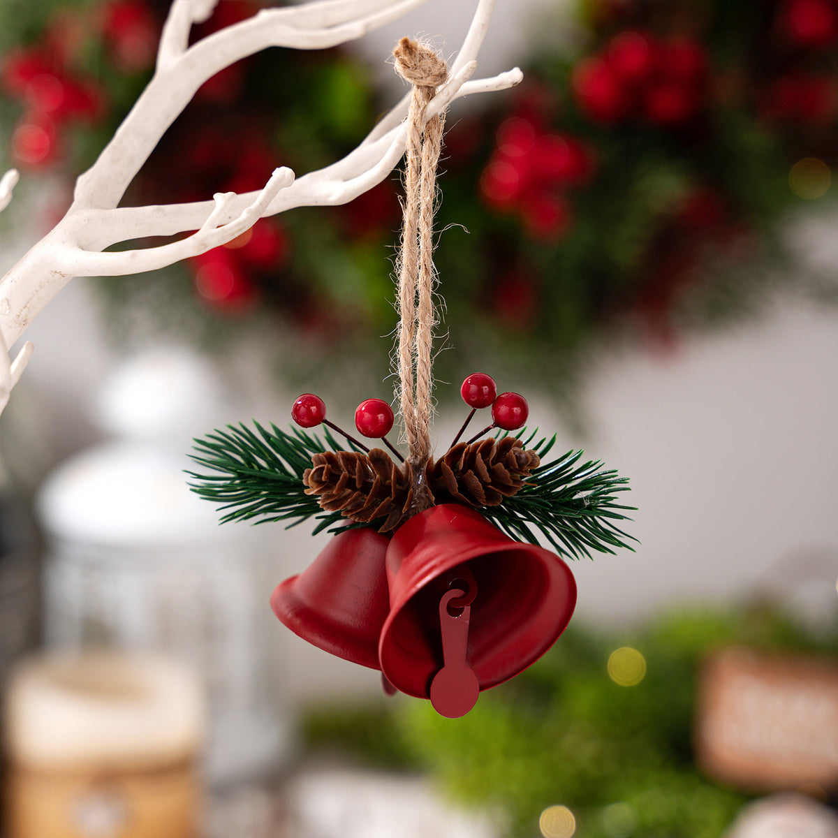 Christmas Golden Bell Tree Pendant