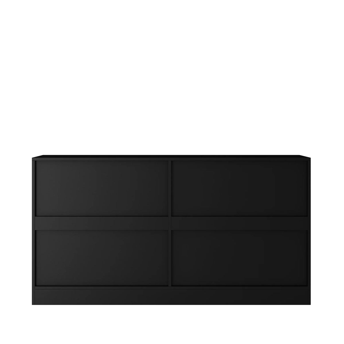 Modern black eprolo kitchen buffet locker with storage compartments