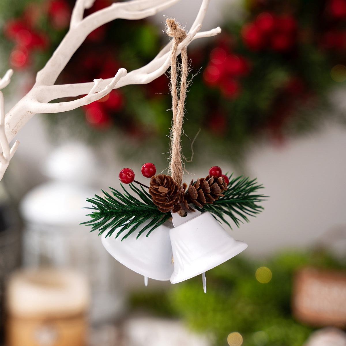 Christmas Golden Bell Tree Pendant
