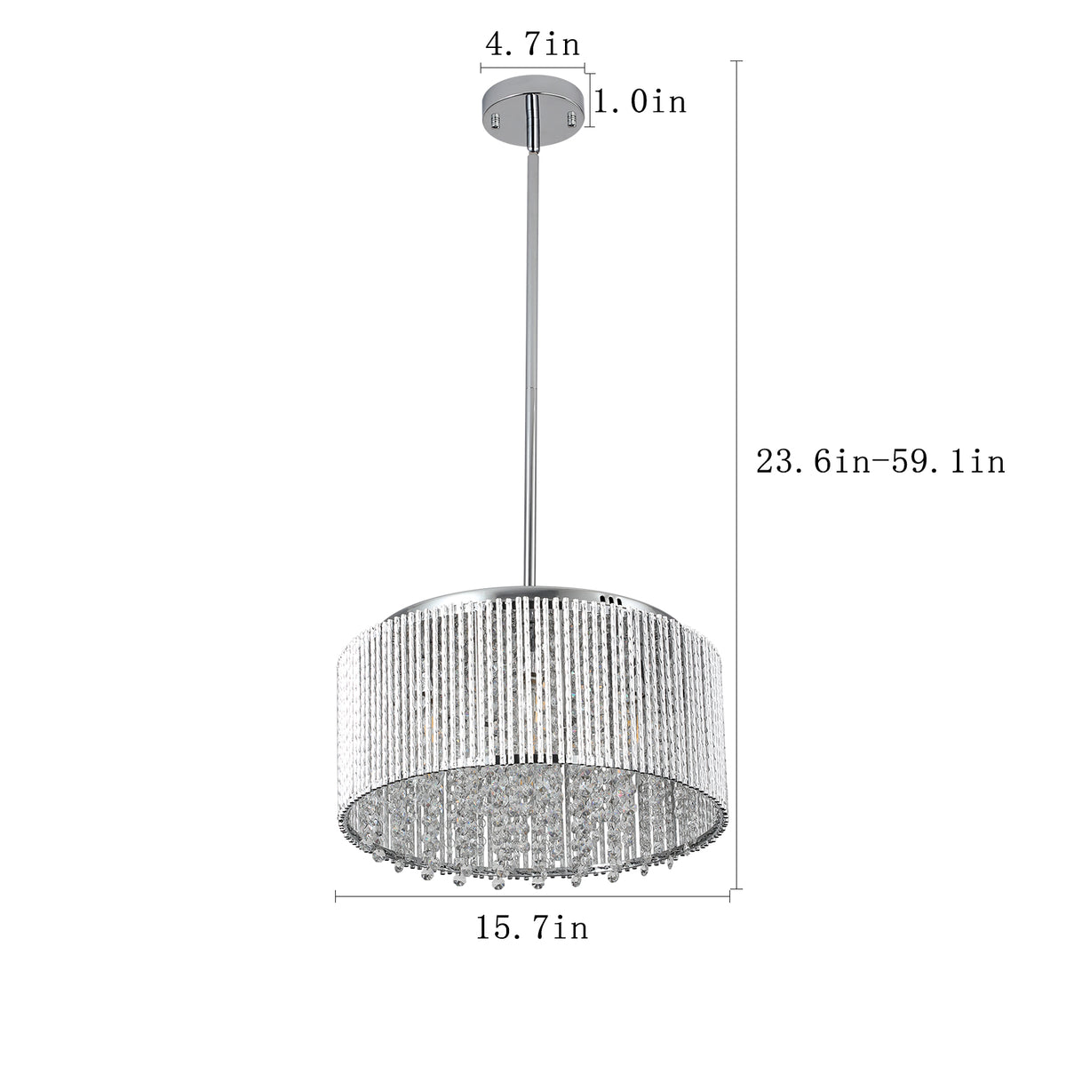 Modern Crystal Chandelier for Living-Room