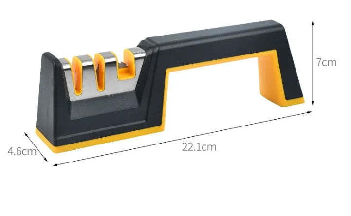 eprolo 3-stage professional knife sharpener with tungsten steel and ceramic stages