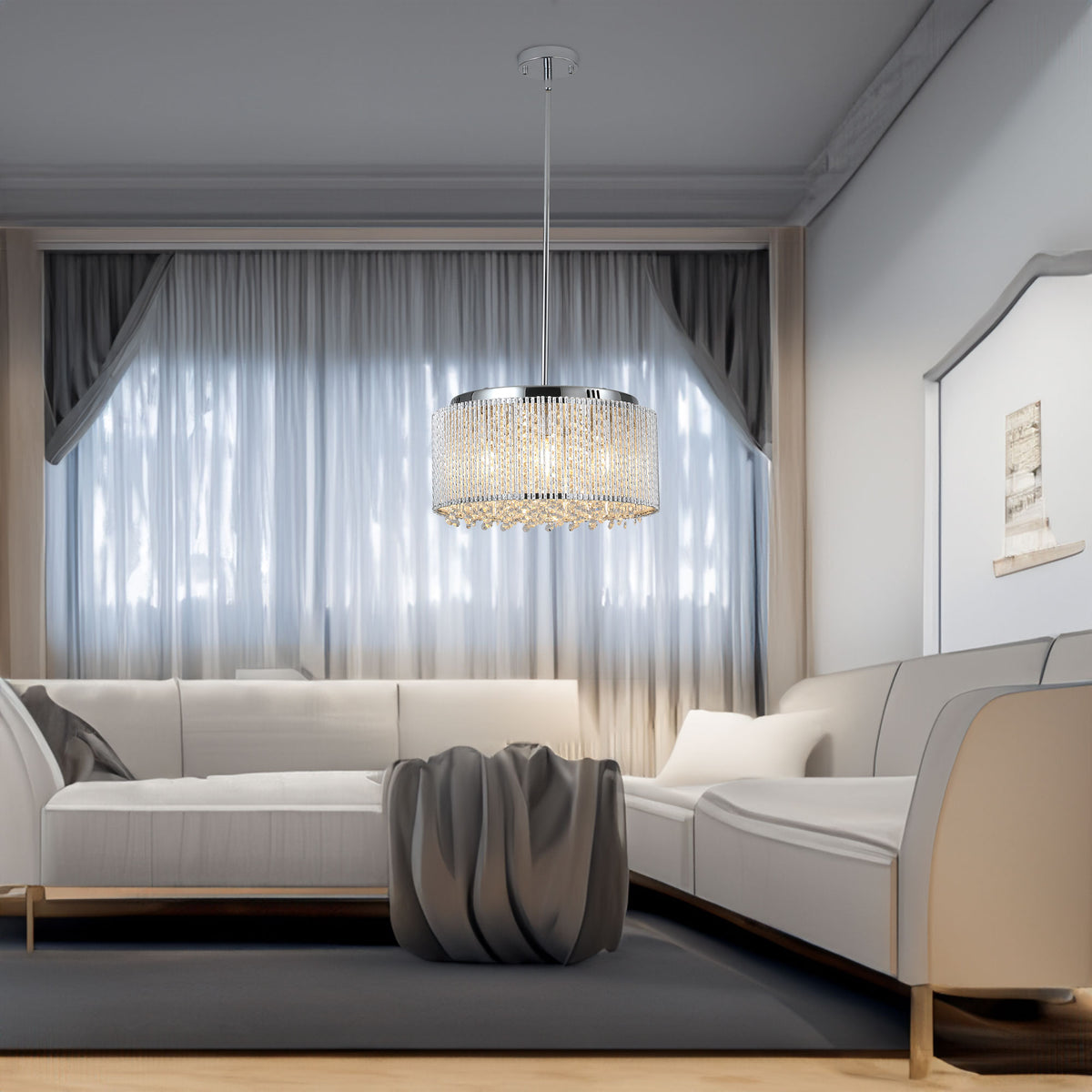 Modern Crystal Chandelier for Living-Room
