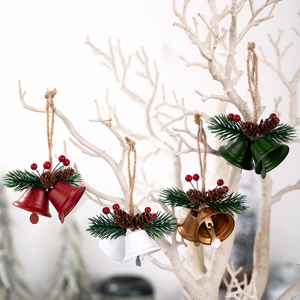 Christmas Golden Bell Tree Pendant