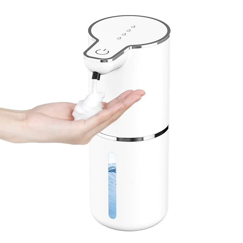 ePROLO touchless sensor soap dispenser dispensing foam into a hand