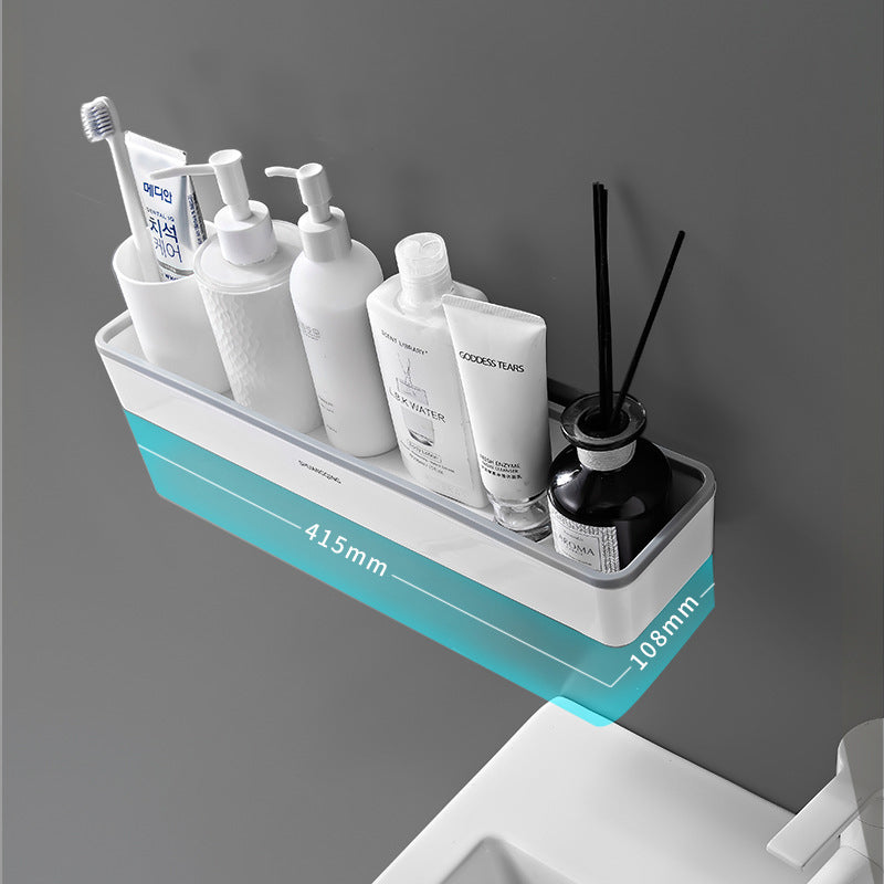 Over-the-Toilet Storage Rack – Wall-Mounted, No Drilling Required
