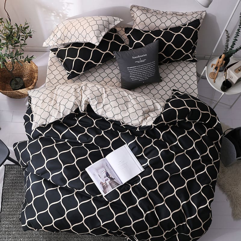 Super King Duvet Cover Sets Marble Single Queen Size