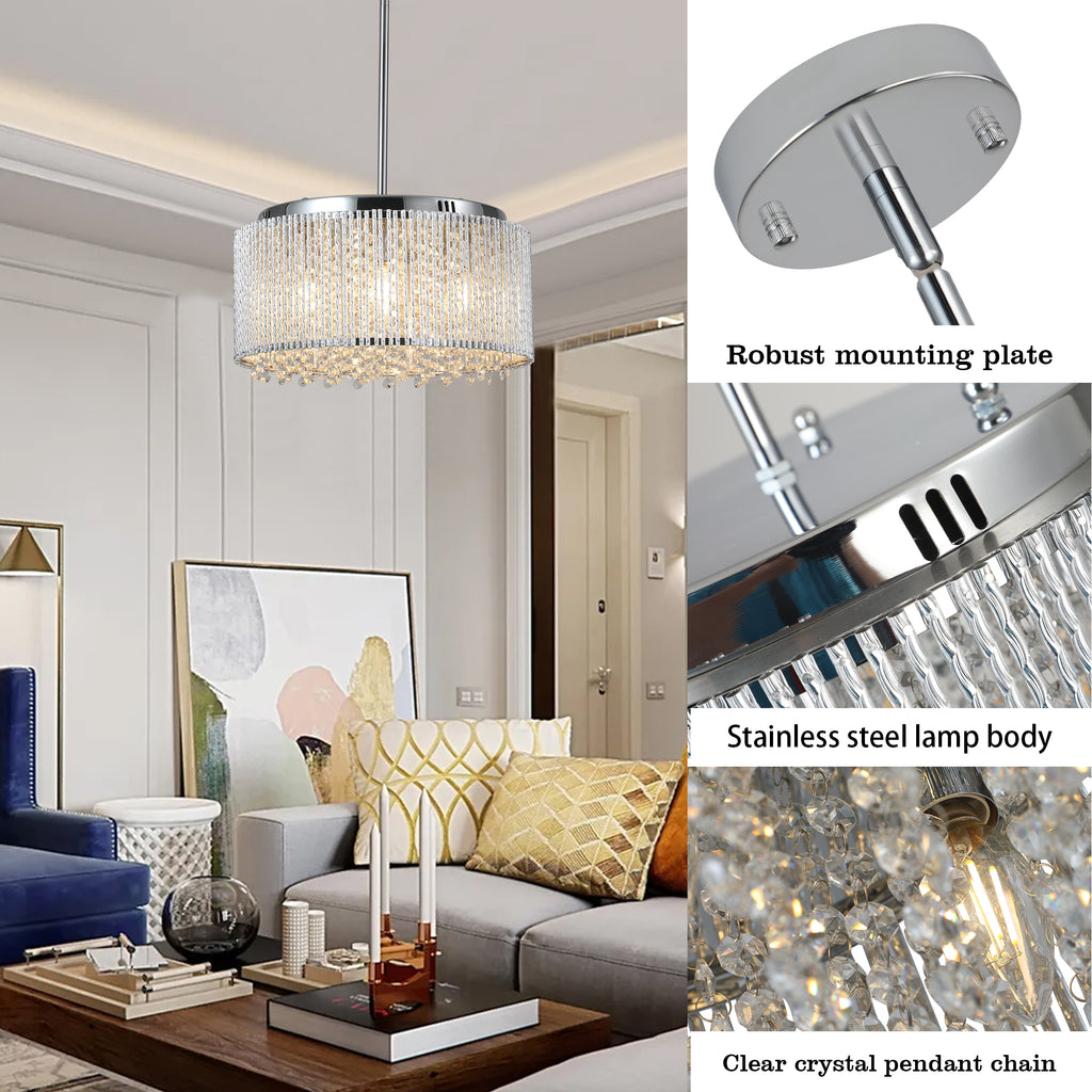 Modern Crystal Chandelier for Living-Room