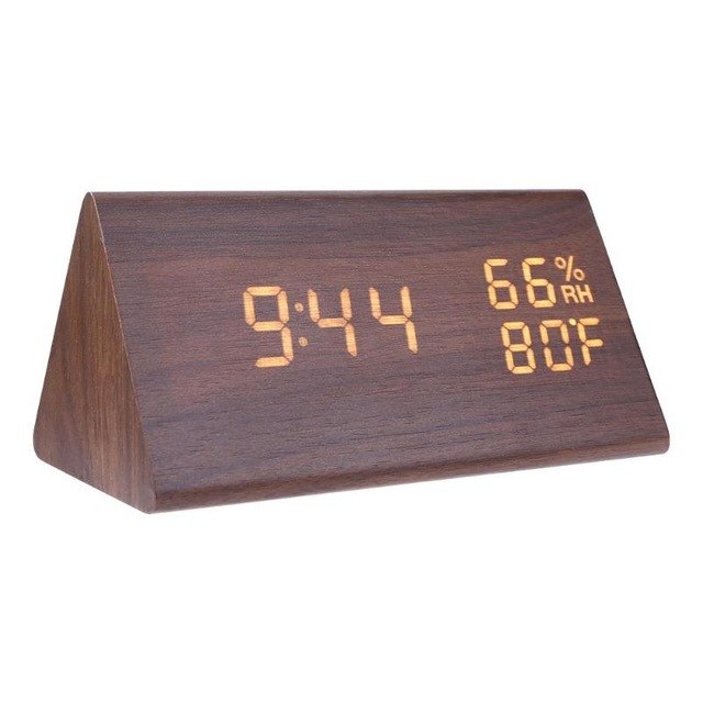 LED Alarm Clocks Sound Control Digital Clock
