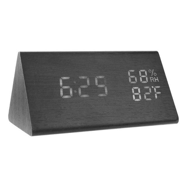 LED Alarm Clocks Sound Control Digital Clock