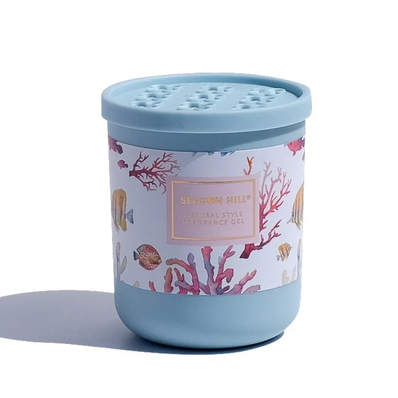eprolo car balm solid perfume air freshener with coral and fish design