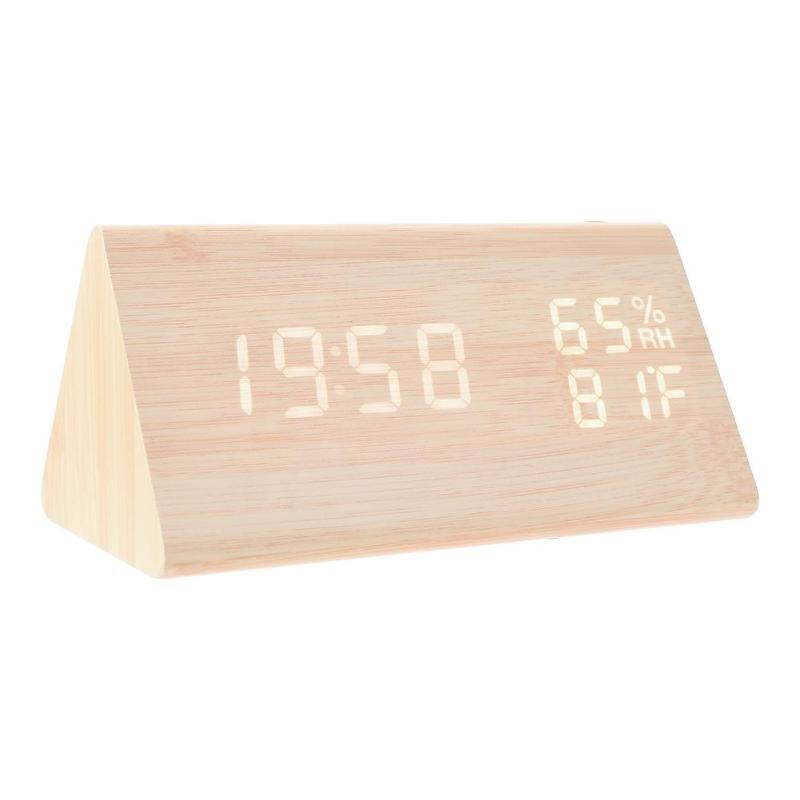 LED Alarm Clocks Sound Control Digital Clock