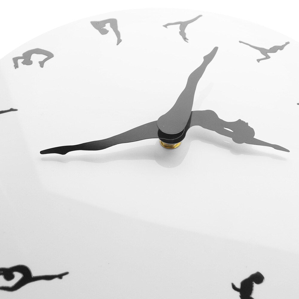 Yoga Postures Wall Clock