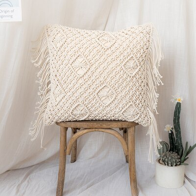 Nordic Handmade Home Decor Knitted Pillow Cushion Cover